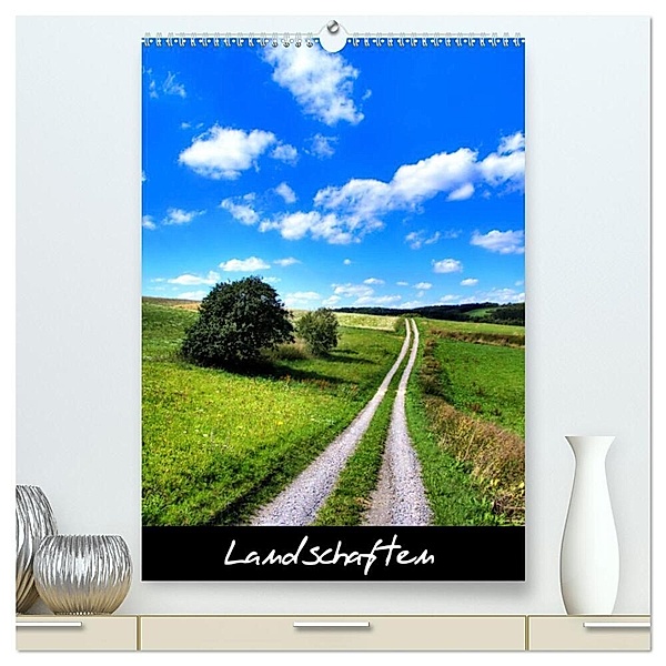 Landschaften (hochwertiger Premium Wandkalender 2024 DIN A2 hoch), Kunstdruck in Hochglanz, Harald Wagener