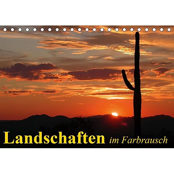 Landschaften im Farbrausch (Tischkalender 2021 DIN A5 quer), Elisabeth Stanzer