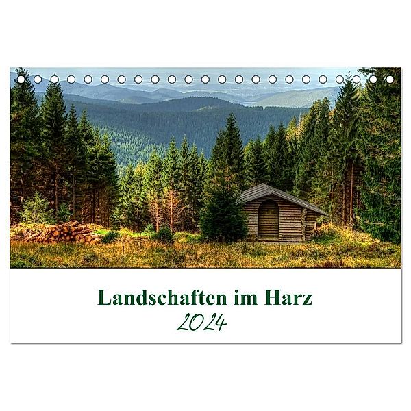 Landschaften im Harz (Tischkalender 2024 DIN A5 quer), CALVENDO Monatskalender, Steffen Gierok