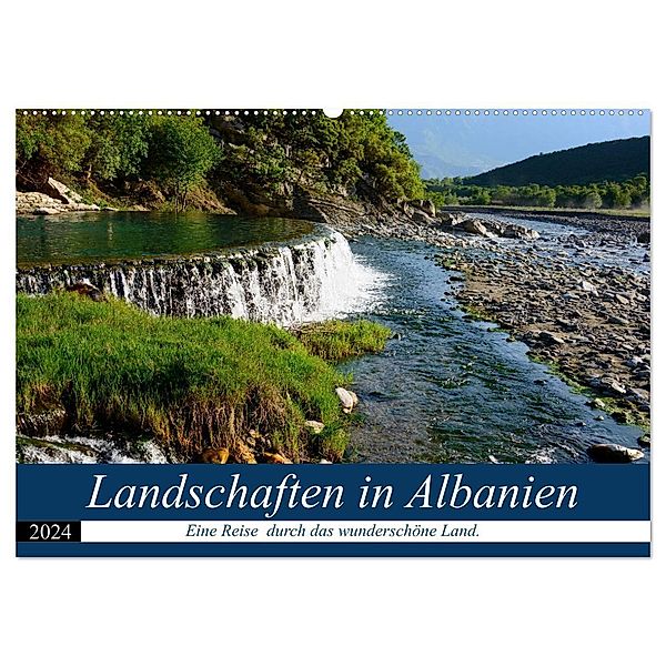 Landschaften in Albanien (Wandkalender 2024 DIN A2 quer), CALVENDO Monatskalender, Frauke Scholz