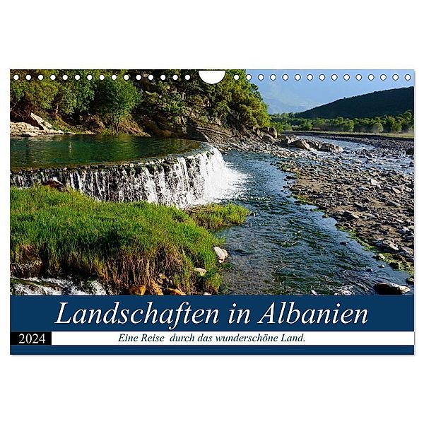 Landschaften in Albanien (Wandkalender 2024 DIN A4 quer), CALVENDO Monatskalender, Frauke Scholz