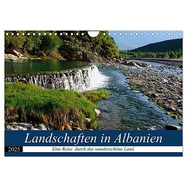 Landschaften in Albanien (Wandkalender 2025 DIN A4 quer), CALVENDO Monatskalender, Calvendo, Frauke Scholz