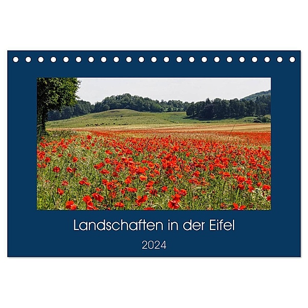 Landschaften in der Eifel (Tischkalender 2024 DIN A5 quer), CALVENDO Monatskalender, Anja Frost