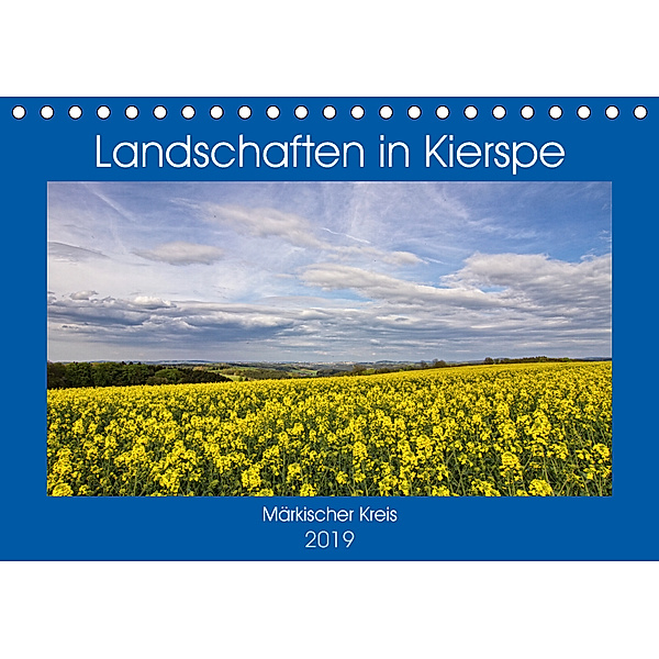 Landschaften in Kierspe (Tischkalender 2019 DIN A5 quer), Detlef Thiemann