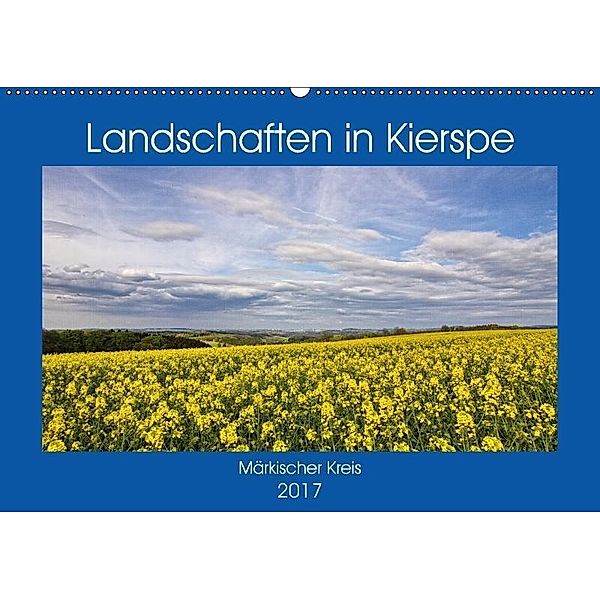 Landschaften in Kierspe (Wandkalender 2017 DIN A2 quer), Detlef Thiemann