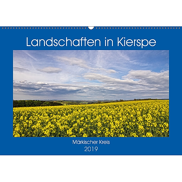 Landschaften in Kierspe (Wandkalender 2019 DIN A2 quer), Detlef Thiemann