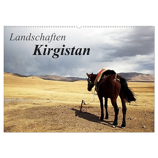 Landschaften Kirgistan (Wandkalender 2024 DIN A2 quer), CALVENDO Monatskalender, Adriane Lochner