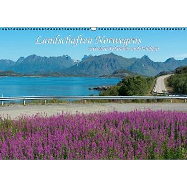 Landschaften Norwegens zwischen Polarkreis und Nordkap (Wandkalender 2015 DIN A2 quer), Hermann Koch