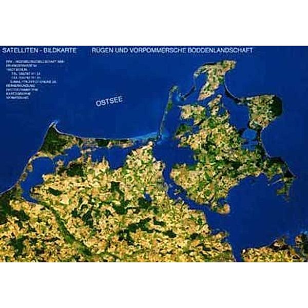 Landschaften/Weltraum Rügen Satellitenbildkarte