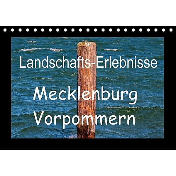 Landschafts-Erlebnisse Mecklenburg Vorpommern (Tischkalender immerwährend DIN A5 quer), Gabi Kaula