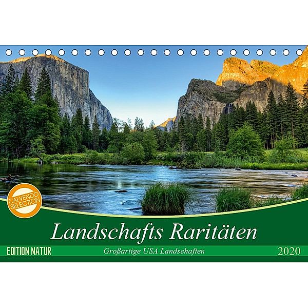 Landschafts Raritäten - Großartige USA Landschaften (Tischkalender 2020 DIN A5 quer), Patrick Leitz