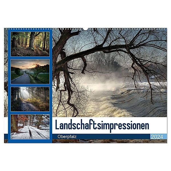Landschaftsimpressionen Oberpfalz (Wandkalender 2024 DIN A2 quer), CALVENDO Monatskalender, Hans Zitzler Teublitz www.foto-zitzler.de