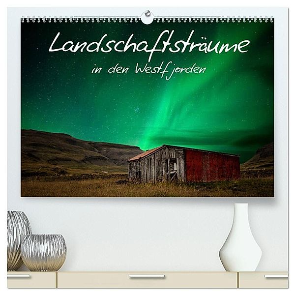 Landschaftsträume in den Westfjorden (hochwertiger Premium Wandkalender 2025 DIN A2 quer), Kunstdruck in Hochglanz, Calvendo, Klaus Gerken