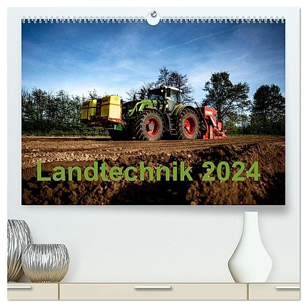 Landtechnik 2024 (hochwertiger Premium Wandkalender 2024 DIN A2 quer), Kunstdruck in Hochglanz, Simon Witt