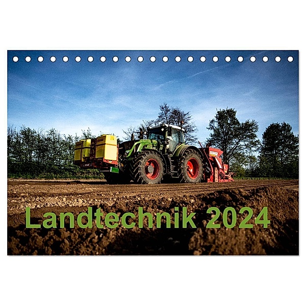 Landtechnik 2024 (Tischkalender 2024 DIN A5 quer), CALVENDO Monatskalender, Simon Witt