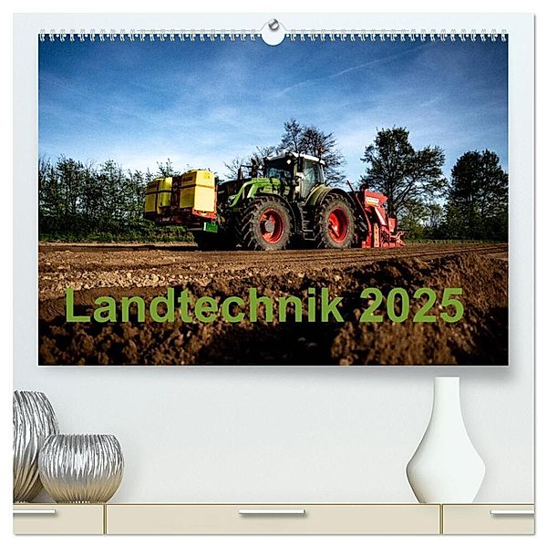 Landtechnik 2025 (hochwertiger Premium Wandkalender 2025 DIN A2 quer), Kunstdruck in Hochglanz, Calvendo, Simon Witt