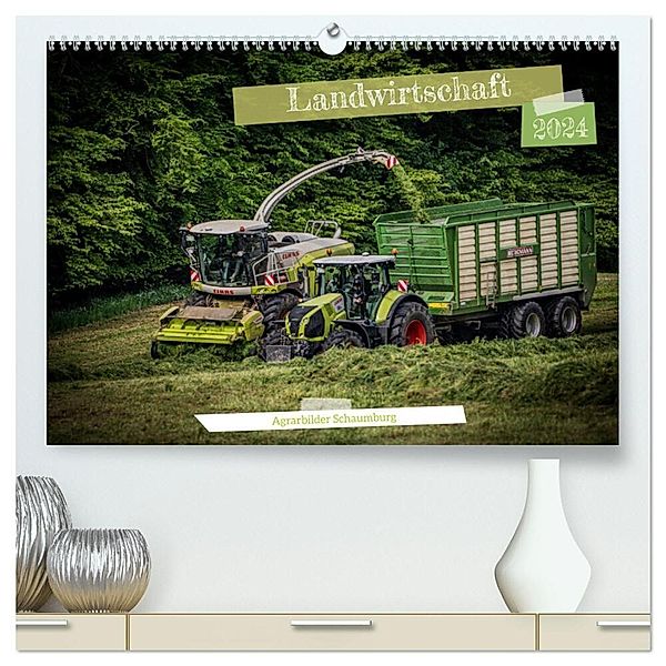 Landwirtschaft 2024 (hochwertiger Premium Wandkalender 2024 DIN A2 quer), Kunstdruck in Hochglanz, Simon Witt - Agrarbilder Schaumburg