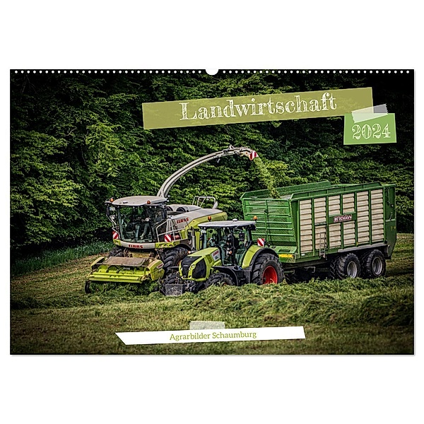 Landwirtschaft 2024 (Wandkalender 2024 DIN A2 quer), CALVENDO Monatskalender, Simon Witt - Agrarbilder Schaumburg