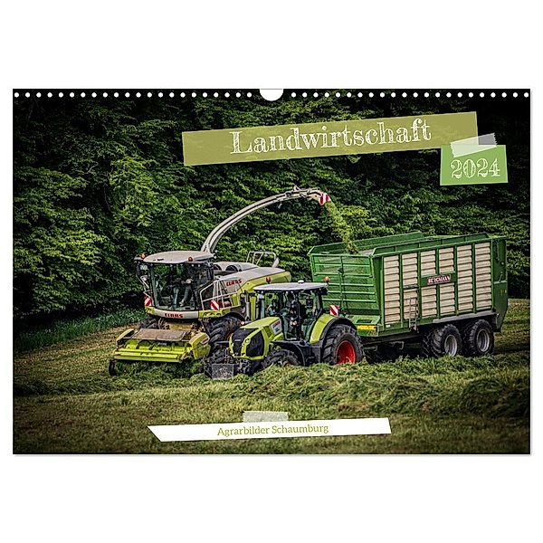 Landwirtschaft 2024 (Wandkalender 2024 DIN A3 quer), CALVENDO Monatskalender, Simon Witt - Agrarbilder Schaumburg