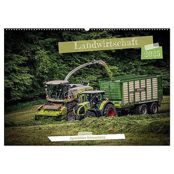 Landwirtschaft 2025 (Wandkalender 2025 DIN A2 quer), CALVENDO Monatskalender, Calvendo, Simon Witt - Agrarbilder Schaumburg
