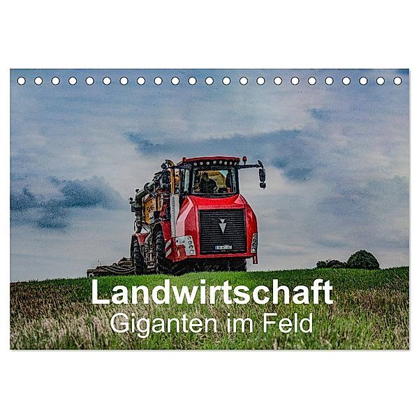 Landwirtschaft - Giganten im Feld (Tischkalender 2025 DIN A5 quer), CALVENDO Monatskalender, Calvendo, Simon Witt