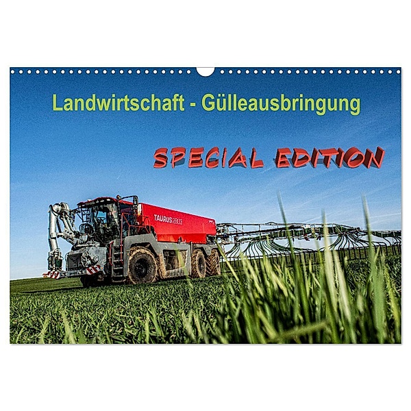 Landwirtschaft - Gülleausbringung (Wandkalender 2024 DIN A3 quer), CALVENDO Monatskalender, Simon Witt