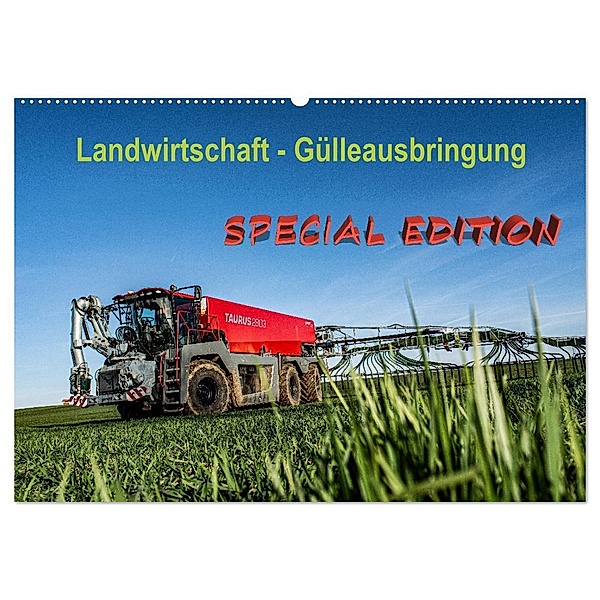 Landwirtschaft - Gülleausbringung (Wandkalender 2024 DIN A2 quer), CALVENDO Monatskalender, Simon Witt