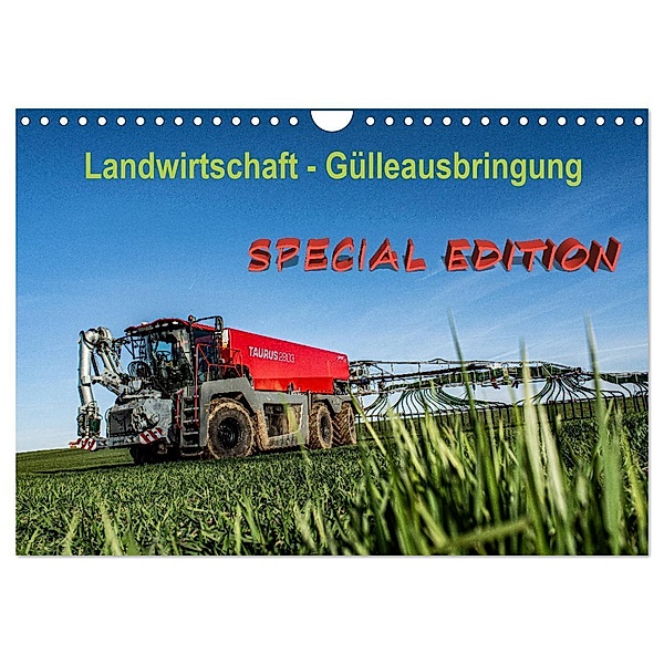 Landwirtschaft - Gülleausbringung (Wandkalender 2024 DIN A4 quer), CALVENDO Monatskalender, Simon Witt