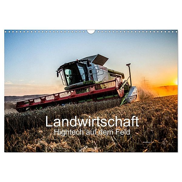 Landwirtschaft - Hightech auf dem Feld (Wandkalender 2024 DIN A3 quer), CALVENDO Monatskalender, Simon Witt