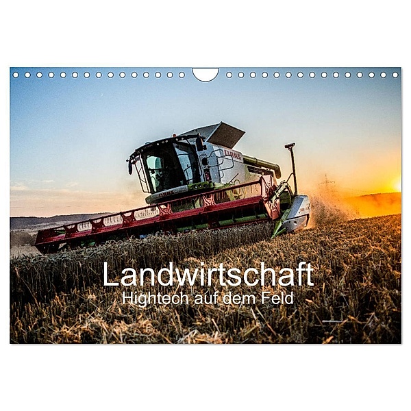 Landwirtschaft - Hightech auf dem Feld (Wandkalender 2024 DIN A4 quer), CALVENDO Monatskalender, Simon Witt