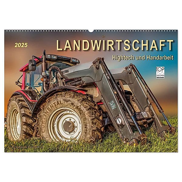 Landwirtschaft - Hightech und Handarbeit (Wandkalender 2025 DIN A2 quer), CALVENDO Monatskalender, Calvendo, Peter Roder