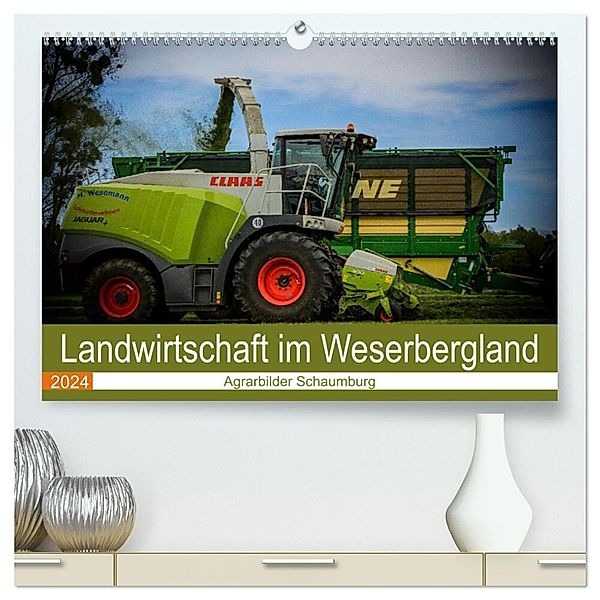 Landwirtschaft im Weserbergland (hochwertiger Premium Wandkalender 2024 DIN A2 quer), Kunstdruck in Hochglanz, Simon Witt