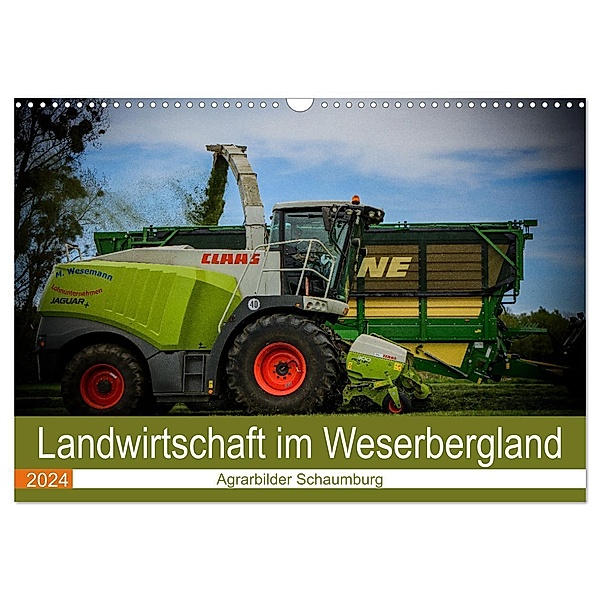 Landwirtschaft im Weserbergland (Wandkalender 2024 DIN A3 quer), CALVENDO Monatskalender, Simon Witt
