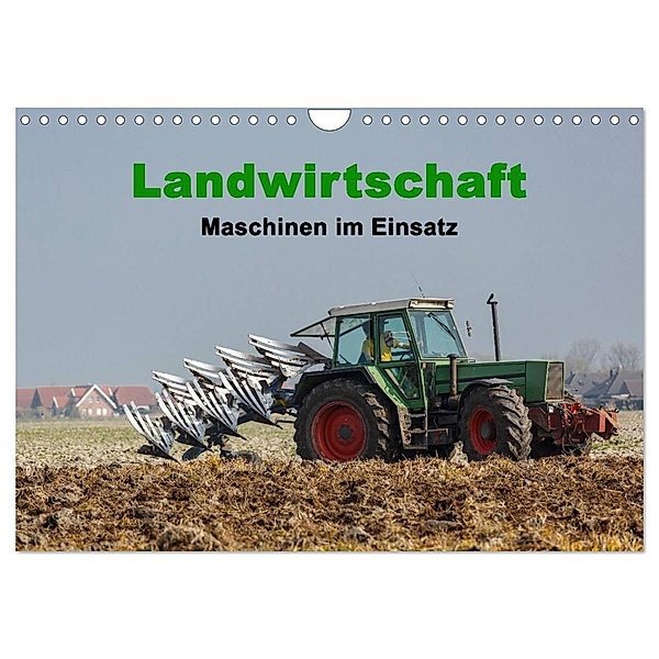 Landwirtschaft - Maschinen im Einsatz (Wandkalender 2024 DIN A4 quer), CALVENDO Monatskalender, rolf pötsch