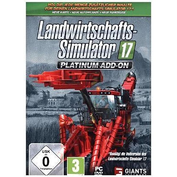 Landwirtschafts-Simulator 17, 1 DVD-ROM (Platinum Add-On)