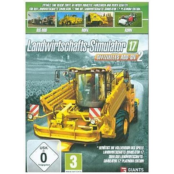 Landwirtschafts-Simulator 17, Offizielles Add-On 2, 1 DVD-ROM