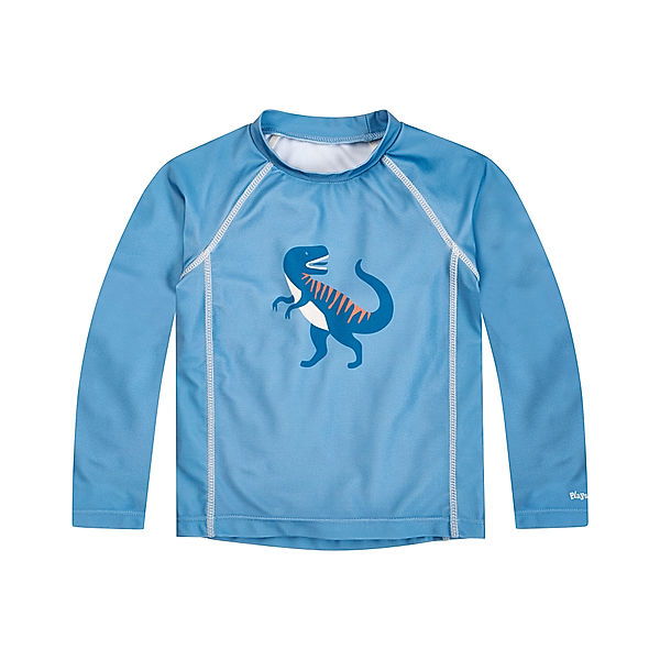 Playshoes Langarm-Badeshirt DINO in blau