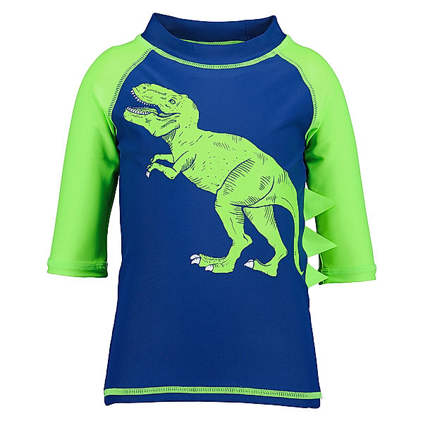 BLUE SEVEN Langarm-Badeshirt DINO in blau