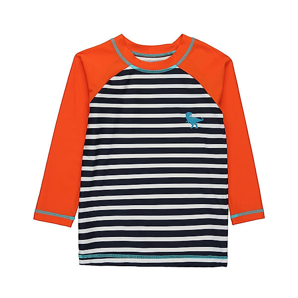 Hatley Langarm-Badeshirt DINO SILHOUETTE in orange