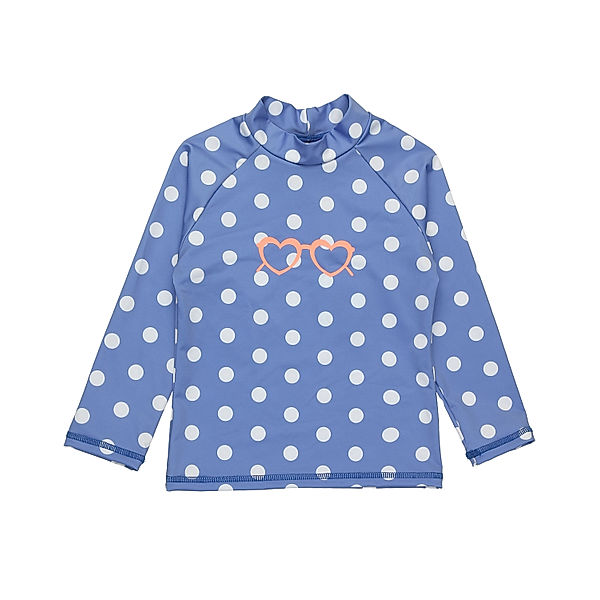 Sanetta Langarm-Badeshirt DOTS in enzian