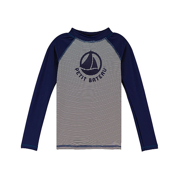 Petit Bateau Langarm-Badeshirt OCEANTIME in dunkelblau