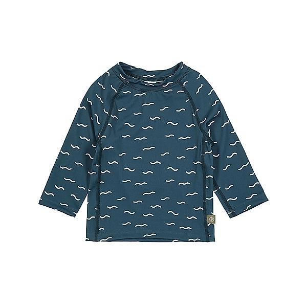 Lässig Langarm-Badeshirt RASHGUARD WAVES in blau