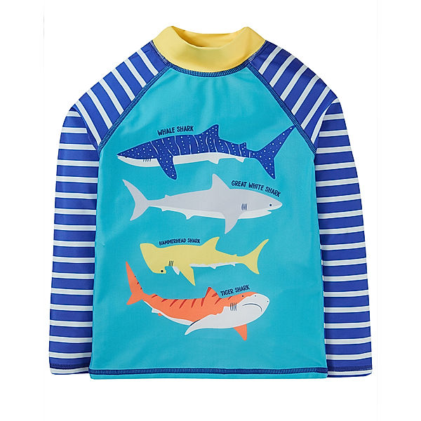 frugi Langarm-Badeshirt SHARKS in ocean