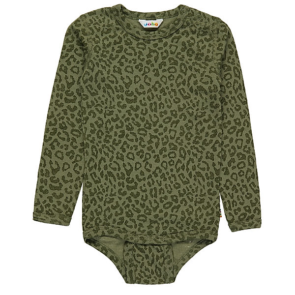 Joha Langarm-Body 4001 - MINI LEO AOP in green