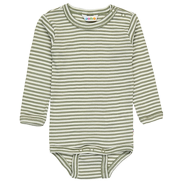 Joha Langarm-Body 4028 SILK in greenstripe