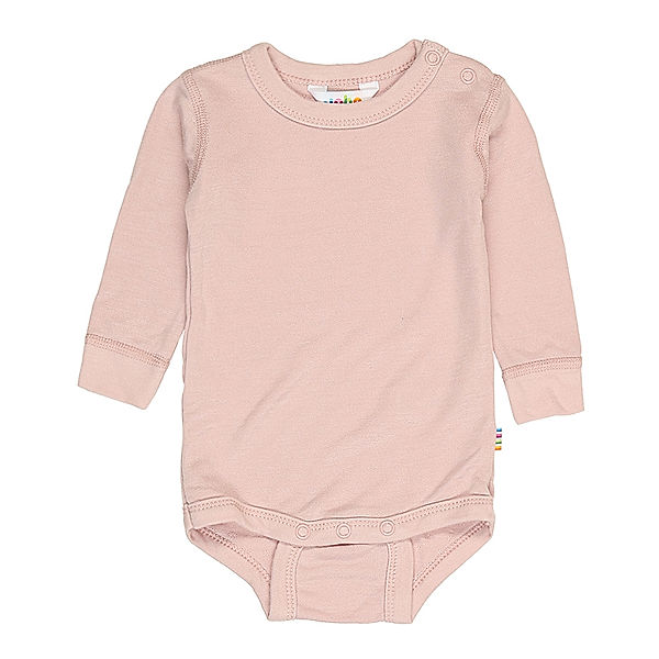 Joha Langarm-Body BALOON SOLID in pastell rosa