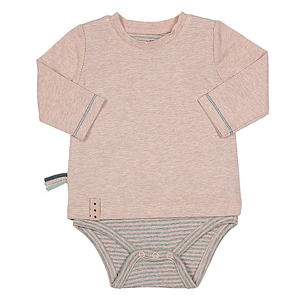 OrganicEra Langarm-Bodyshirt ELYA UNI in rose melange