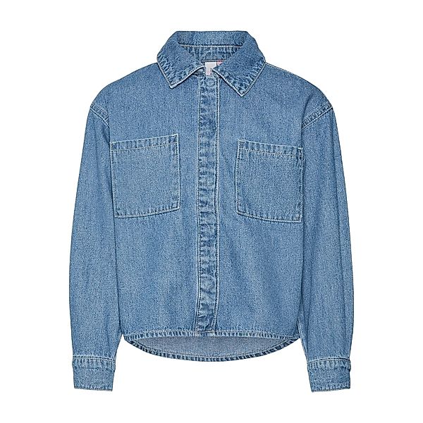 VERO MODA GIRL Langarm-Jeanshemd VMMAVISE in medium blue denim