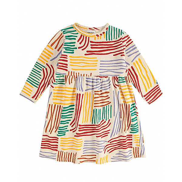 Bobo Choses Langarm-Kleid CRAZY LINES AOP in multicolor