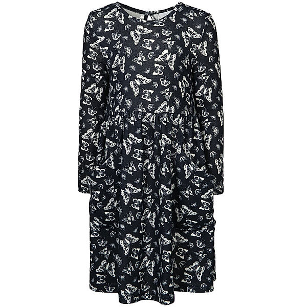 happy girls Langarm-Kleid FARFALLA AOP in navy